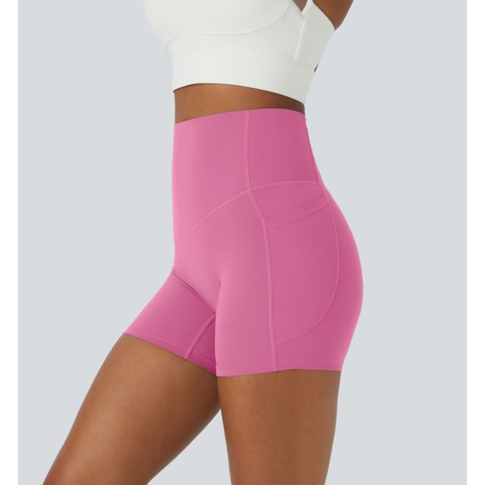 HALARA Women's Athletic Shorts in Pink
